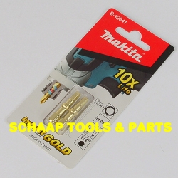 Bit - Slagschroefbit inbus-zeskant H 4.0 x 30mm Impact Gold per 2 verpakt | B-42341